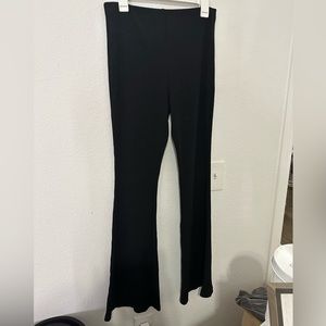 MNG Bell bottom black leggings